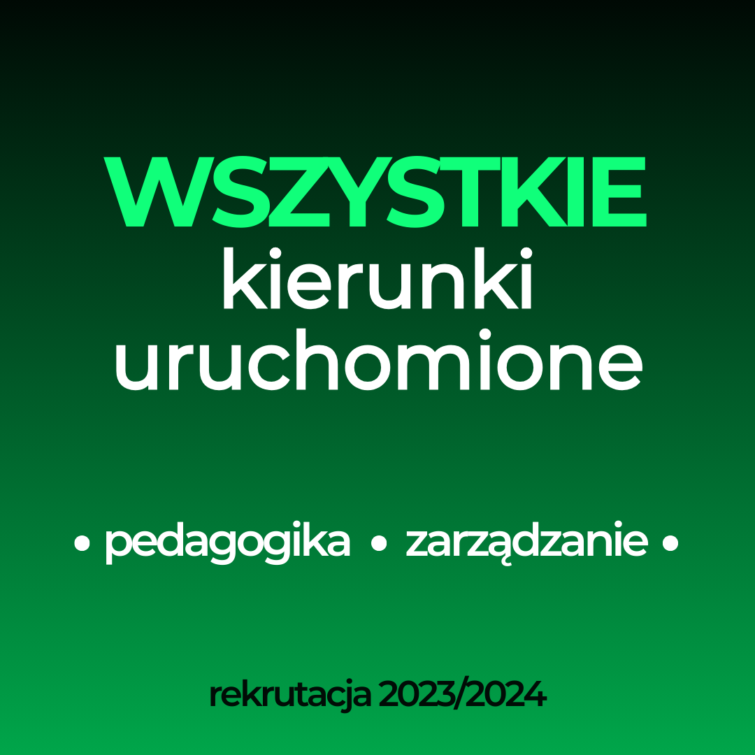 uruchomione zostały wszystkie kierunki w Gnieźnie i Wągrowcu GSW Milenium studia