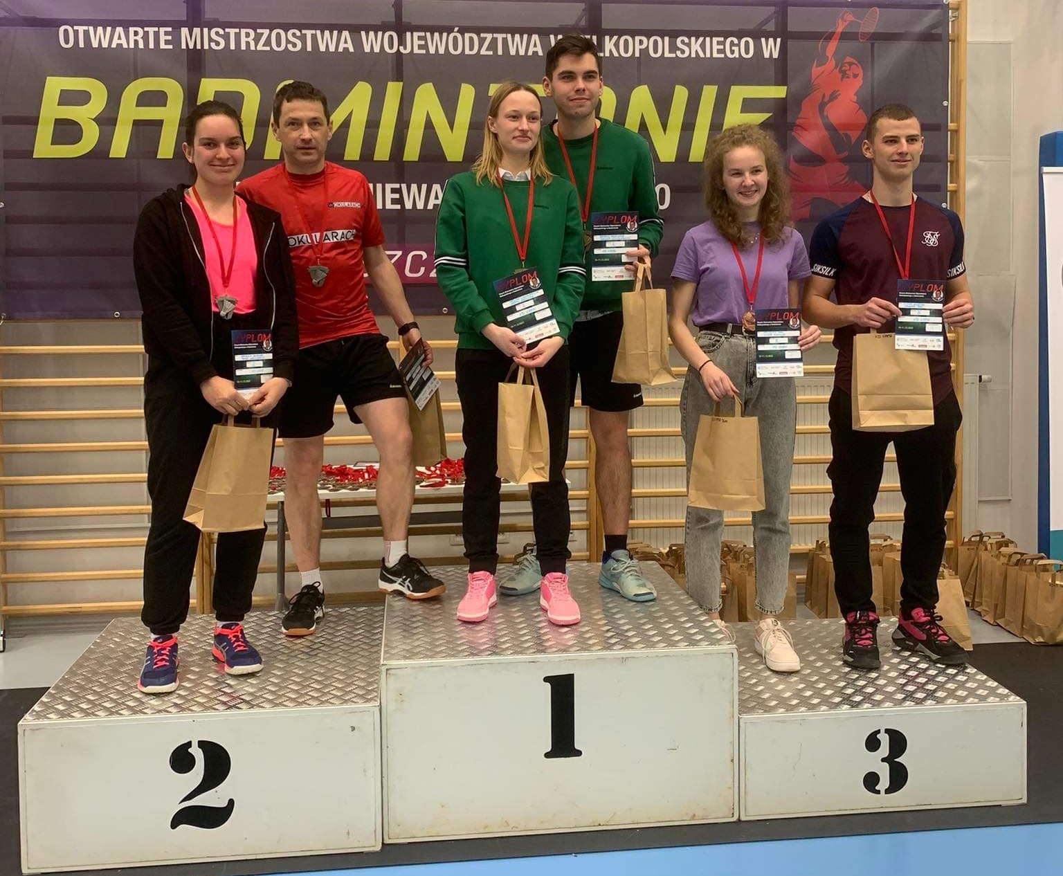 2 miejsce Dominiki Patrzek w Otwartych Mistrzostwa Województwa Wielkopolskiego w badmintonie