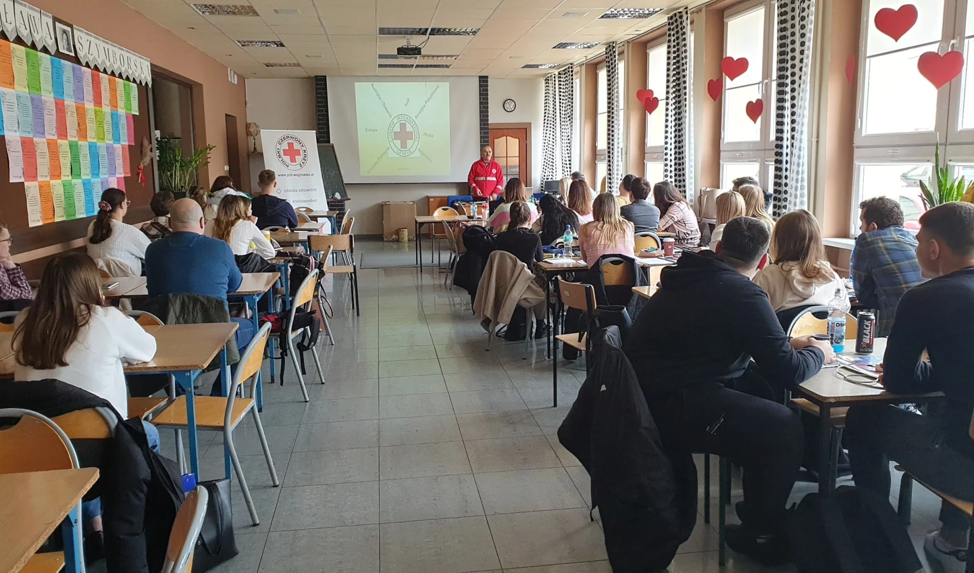 Prezes Polskiego Czerwonego Krzyża w Wągrowcu gościem wykładów w GSW Milenium