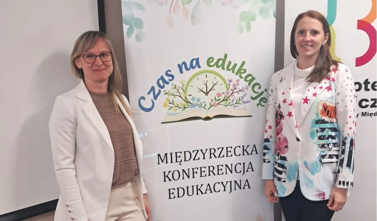 Wystąpienie studentek IV roku PPIW podczas I Międzyrzeckiej Konferencji Edukacyjnej