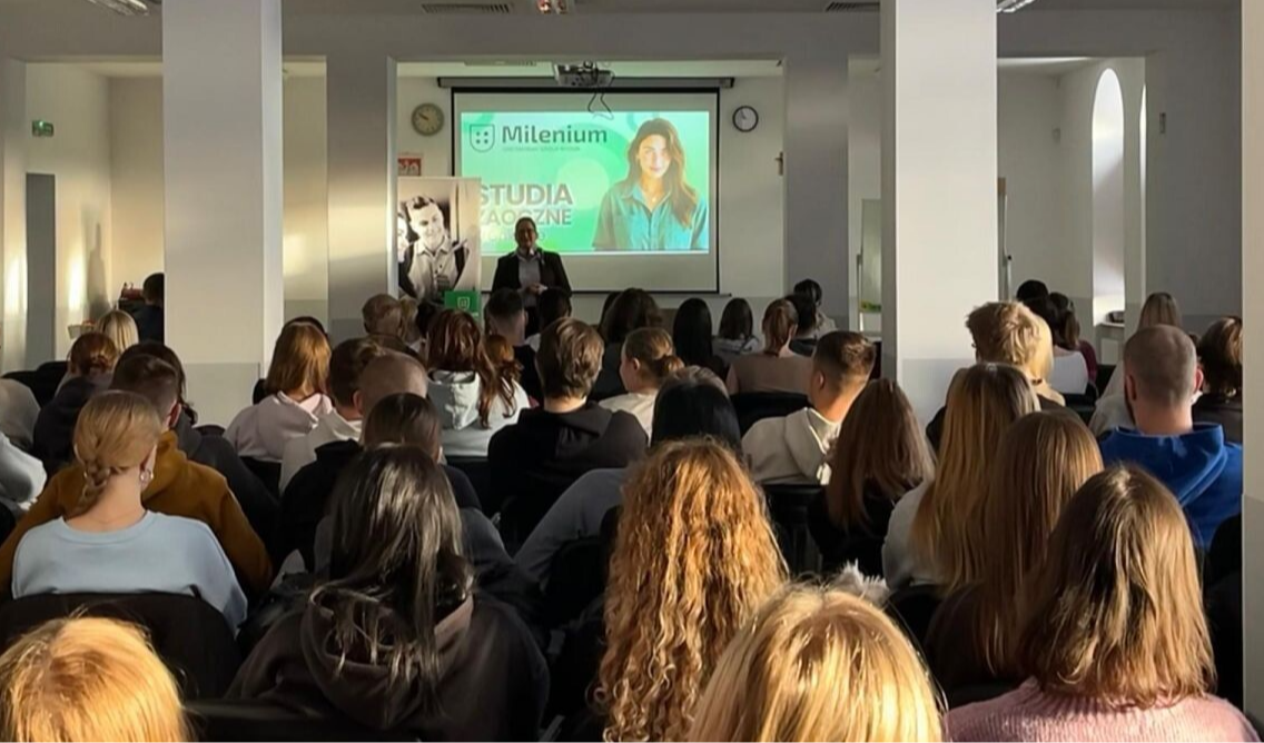 Spotkanie z maturzystami Zespołu Szkół Przyrodniczo-Usługowych im. Stanisława Mikołajczyka w Gnieźnie